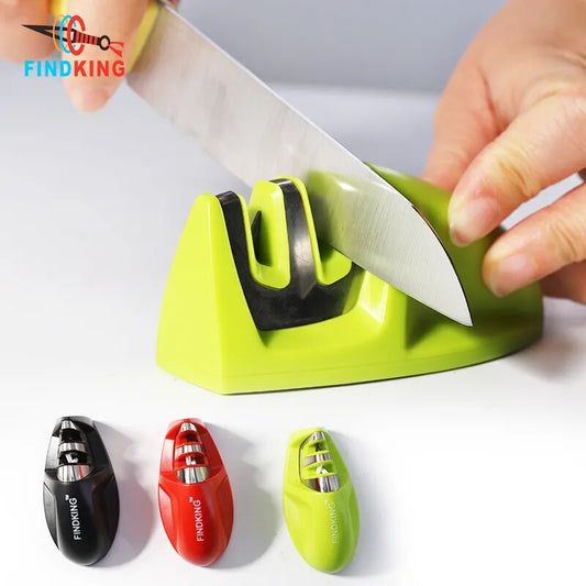 FINDKING Two Stages (Diamond & Ceramic) Kitchen Knife Sharpener knives Sharpening Stone Household Knife Sharpener Kitchen Tools